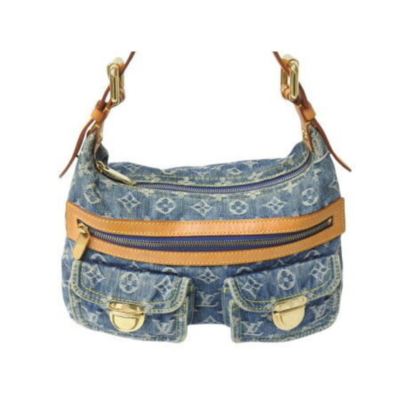 Louis Vuitton Handbags - Louis Vuitton Monogram Bag Indigo Baggy Blue Shoulder Denim